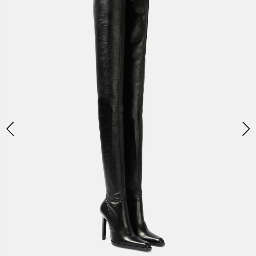 YSL over knee boots Nina Leather